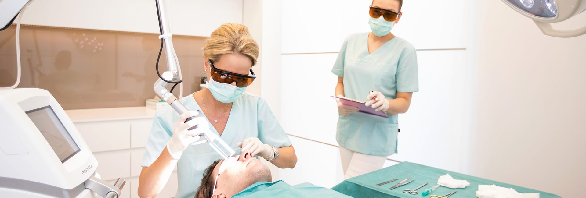 Laserbehandlung in der Praxis Astrid Irmisch
